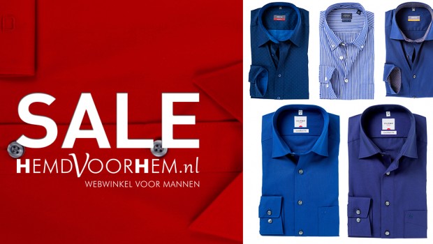 strijkvrije overhemden sale